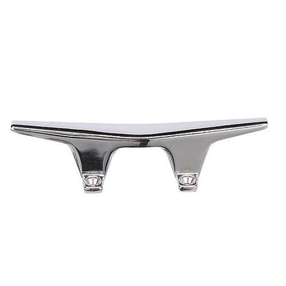 Seachoice 30571 Hollow Base Cleat, Chrome-Plated Zamak, 6 in. Long