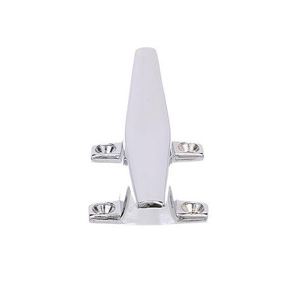 Seachoice 30571 Hollow Base Cleat, Chrome-Plated Zamak, 6 in. Long
