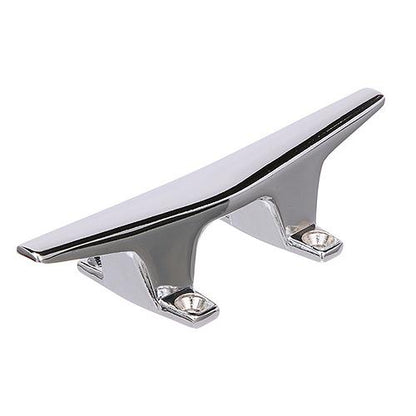 Seachoice 30571 Hollow Base Cleat, Chrome-Plated Zamak, 6 in. Long