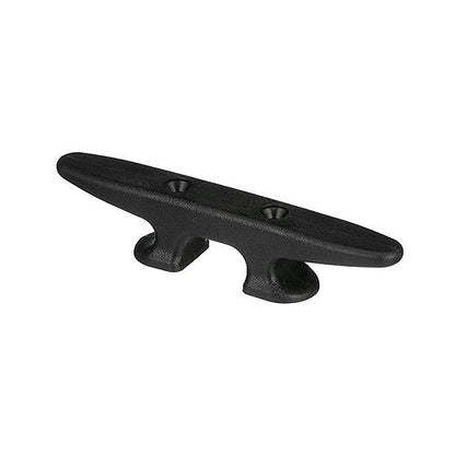 Seachoice 30841 Plastic Open Base 8 In. Boat Dock and Anchor Line Cleat, Black Finish