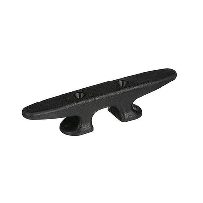 Seachoice 30841 Plastic Open Base 8 In. Boat Dock and Anchor Line Cleat, Black Finish