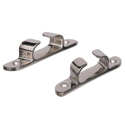 Seachoice 31251 316 Stainless Steel Bow Chocks,  Pack of 2