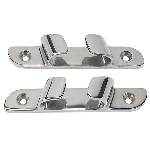 Seachoice 31251 316 Stainless Steel Bow Chocks,  Pack of 2