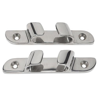 Seachoice 31251 316 Stainless Steel Bow Chocks,  Pack of 2