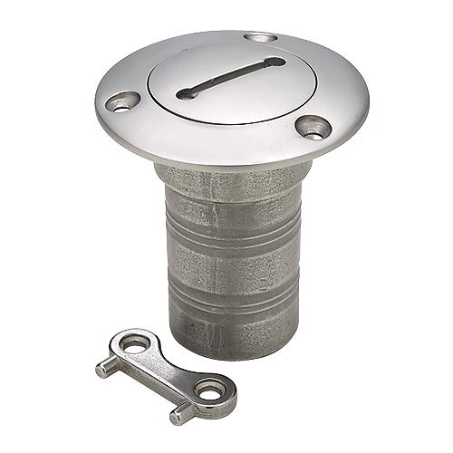 Seachoice Corrosion-Resistant Cast 316 Stainless Steel Deck Fill, Diesel Fill w/ Cap