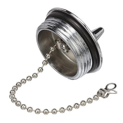 Seachoice 32521 Replacement Gas Fill Cap, Chrome-Plated Zamak