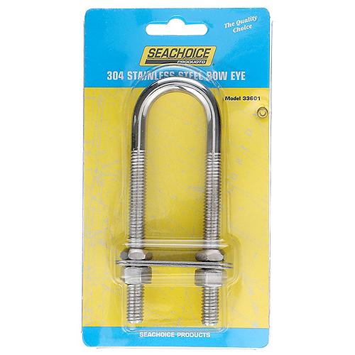 Seachoice 33601 Stainless Steel 3/8 In. Bow Eye
