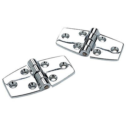 Seachoice 34231 (2) 3" x 1-1/2" Chrome Plated Zinc Utility Hinges