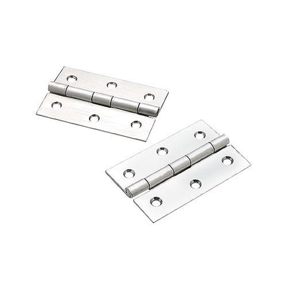Seachoice 34921 Marine-Grade Butt Hinges, 18-8 Stainless Steel, 3 in. X 2 in., Pack of 2