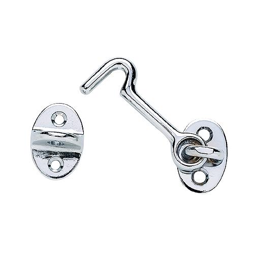 Seachoice 36121 Chrome-Plated Cast Brass 2 in. Marine Cabin Door Hook