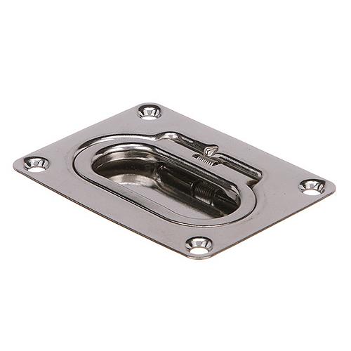 Seachoice 36701 Spring Loaded Flush Mount Hatch Handle, 304 Stainless Steel, 3 In. X 2-1/4 In.