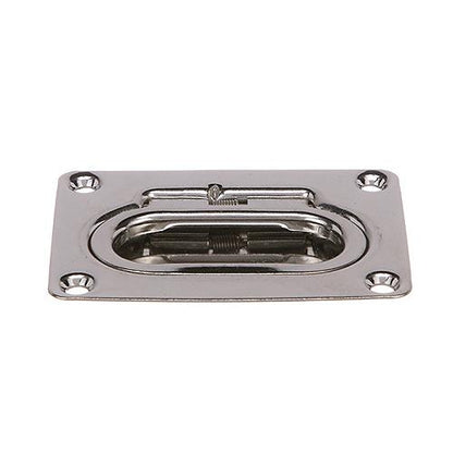 Seachoice 36701 Spring Loaded Flush Mount Hatch Handle, 304 Stainless Steel, 3 In. X 2-1/4 In.