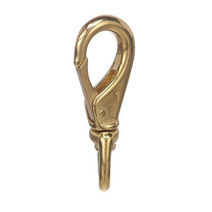Seachoice 36881 Swivel Eye Snap, Cast Brass, Size #1, 3-1/4 In. Long, 5/8 In. ID Eye