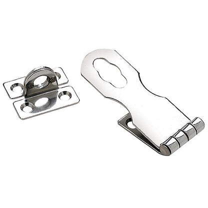 Seachoice 37021 Marine-Grade Safety Hasp, Polished 304 Stainless Steel, 2-7/8 In. X 1-3/8 In.