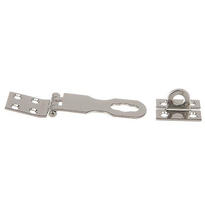 Seachoice 37021 Marine-Grade Safety Hasp, Polished 304 Stainless Steel, 2-7/8 In. X 1-3/8 In.