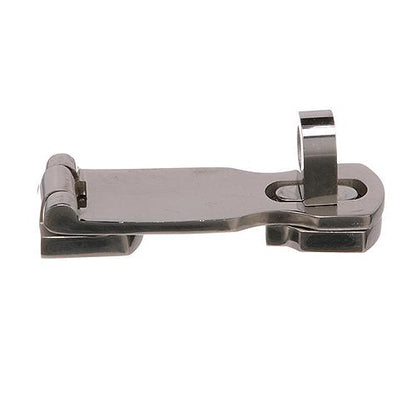 Seachoice 37501 Marine-Grade Safety Hasp w/ Swivel Eye, Polished 316 Stainless Steel