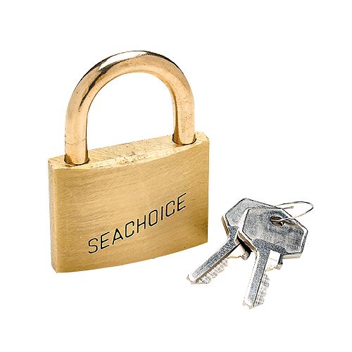 Seachoice 37211 Solid Brass Padlock, 1.5 in., Includes 2 Keys
