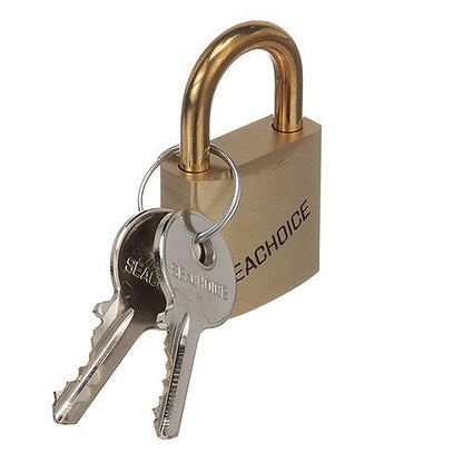 Seachoice 37231  Solid Brass Padlock, 2 in., Includes 2 Keys