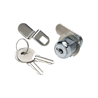 Seachoice 37241 Chrome-Plated Steel Cam Lock w/ 2 Matching Keys