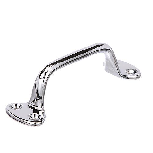 Seachoice 37521 Heavy Duty Transom Handle, Triple Chrome-Plated Cast Brass, 6 in. Round Grip