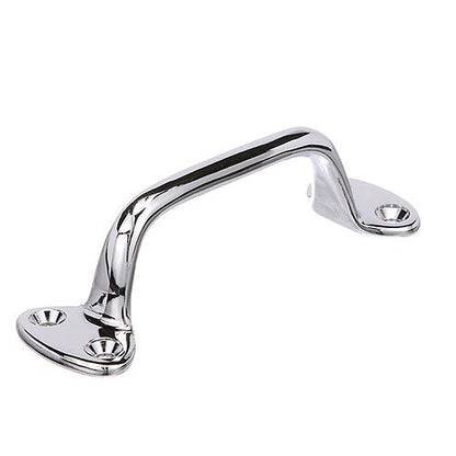 Seachoice 37521 Heavy Duty Transom Handle, Triple Chrome-Plated Cast Brass, 6 in. Round Grip