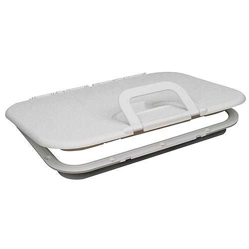 Seachoice 39201 White Offshore Hinged Low-Profile Hatch, 10 In. X 20 In.