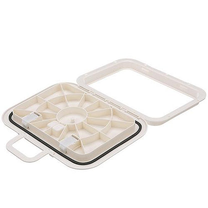 Seachoice 39201 White Offshore Hinged Low-Profile Hatch, 10 In. X 20 In.