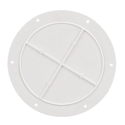 Seachoice 39591 Mounted Boat Plate Cover, Arctic White Finish, Up to 6 in.