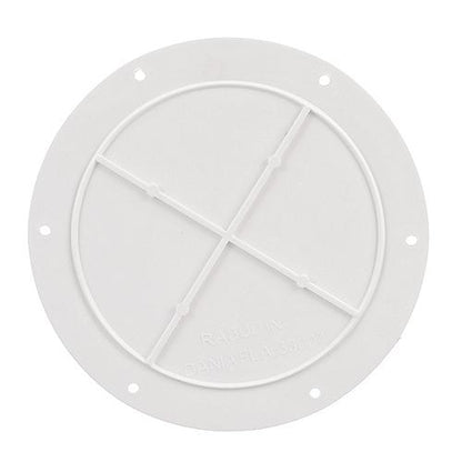 Seachoice 39591 Mounted Boat Plate Cover, Arctic White Finish, Up to 6 in.