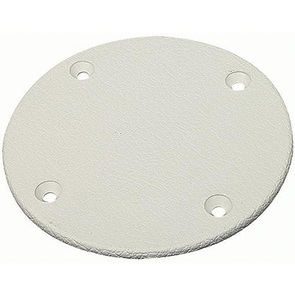 Seachoice 39601 Polypropylene Cover Plate Arctic White OD: 5-5/8"