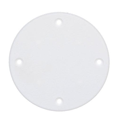 Seachoice 39621 Marine Boat Cover Plate, Arctic White, 4-1/8 in. Outer Diameter