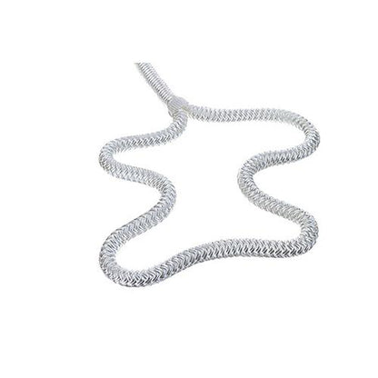 Seachoice 40121 1/2" x 20' double braid nylon dock line white