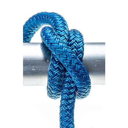 Double Braided Nylon Dock Line (1/2” x 25’, Blue) Marpac
