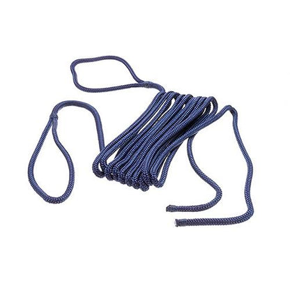 Seachoice Double-Braid Nylon Fender Line, 1/4 In. X 6 Ft., Navy Blue