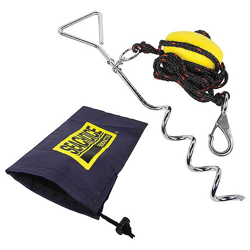 Seachoice PWC Screw Anchor System, 10 Ft. Anchor Line, Float, Clip & Storage Bag