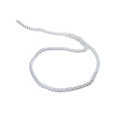 Seachoice High Quality Dock Rope for Boating - 3-Strand Twisted Nylon Dock Line, 3/8-Inch x 25 Feet, White