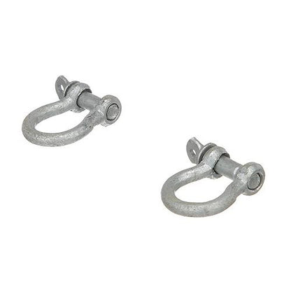 Seachoice Galvanized Anchor Shackle, 1/4 In., 1,100 Lbs. Max Load, Pack of 2, 43051