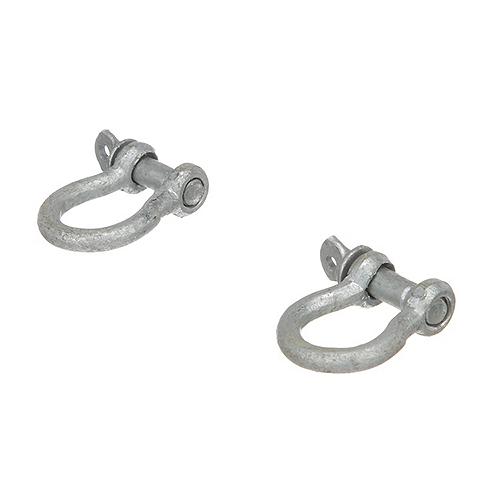 Seachoice 43061 Galvanized Anchor Shackle, 5/16 in., 1,650 Lbs. Max Load, Pack of 2