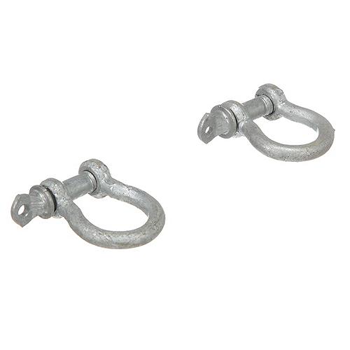 Seachoice 43061 Galvanized Anchor Shackle, 5/16 in., 1,650 Lbs. Max Load, Pack of 2