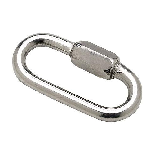 Seachoice Chain Link, 1/4 In. Formed Stainless Steel, 2-1/4 In. Long, 880 Lbs. Max. Load