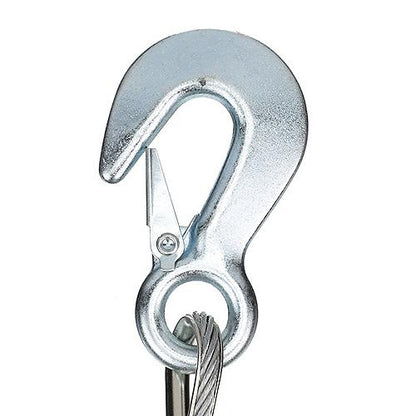 Seachoice 51181 Steel Winch Cable w/ Safety Hook, 3/16 In. X 25 Ft., 4,000-Lb. Tensile Strength