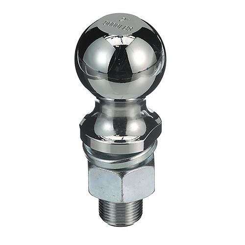 Seachoice 551301 Trailer Hitch Ball, 1-7/8"Ball, 3/4"X1-1/2" Shank, Chrome Finish