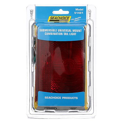 Seachoice Universal Mount Combination Tail Light for 80 in. & Over Applications, Submersible, 7-Function, Passenger Side