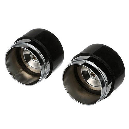 Seachoice 51501 Chrome-Plated Boat Trailer Bearing Protectors, w/ Cover, 1.98 in. Diameter