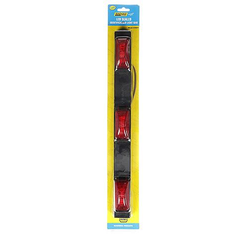 Seachoice Three Light LED Trailer Bar, Waterproof, 15.94 in., Red, 51831