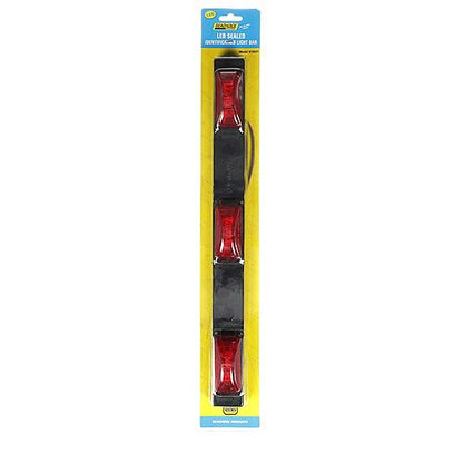 Seachoice Three Light LED Trailer Bar, Waterproof, 15.94 in., Red, 51831