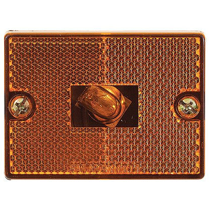 Surface Mount Marker/Clearance Light With Reflex, Amber, 52611