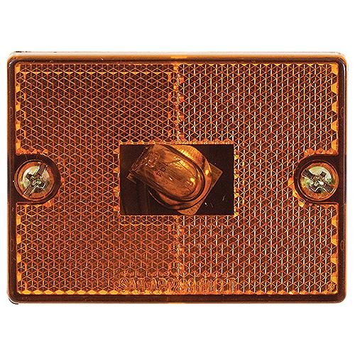 Surface Mount Marker/Clearance Light With Reflex, Amber, 52611