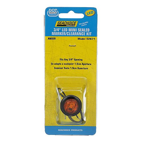 Seachoice Marker Light, Amber LED, Trailer, 52671