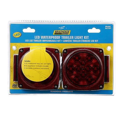 Seachoice Seachoice Trailer Light Kit, LED, Waterproof, Red, Red, 52701